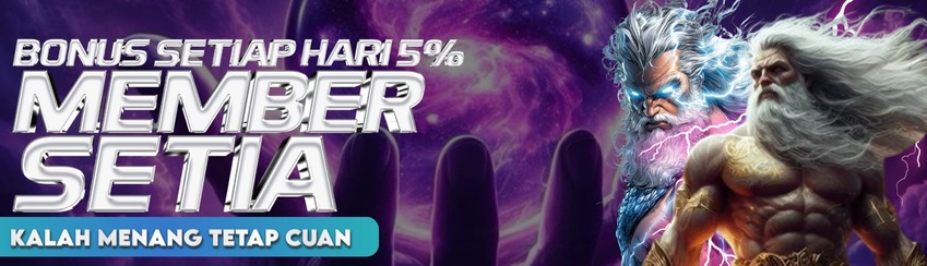 BONUS HARIAN 5%